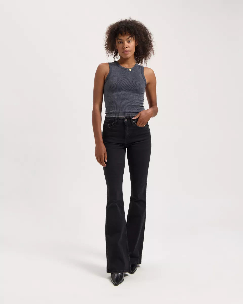 KUYICHI Lisette Flare - Worn In Black