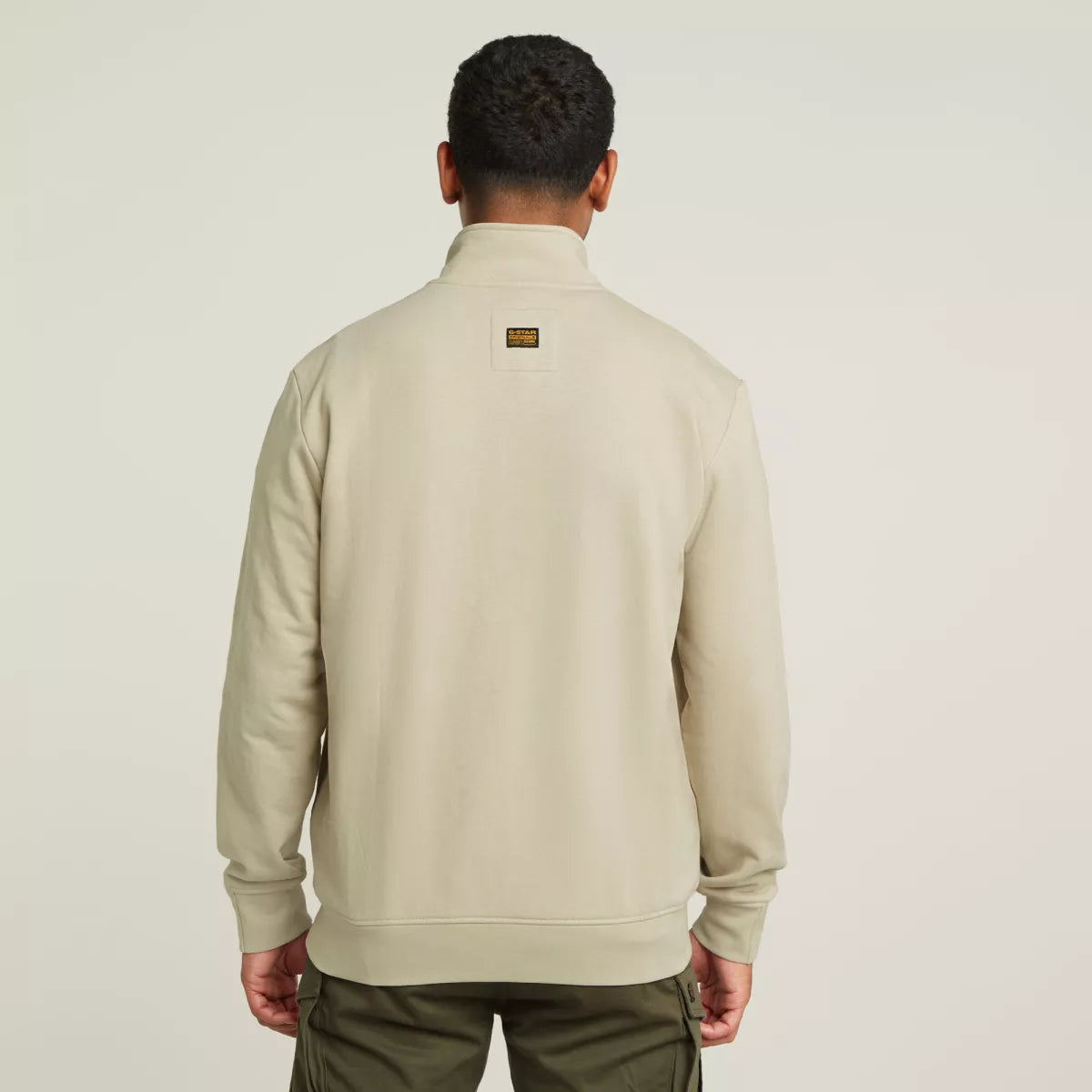 G-STAR Nifous Half Zip Sweat - Brick