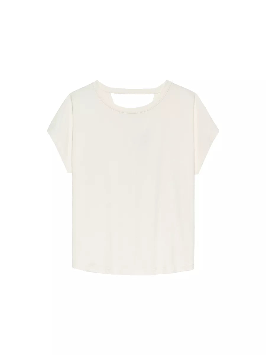 CATWALK JUNKIE Tshirt with open back detail
