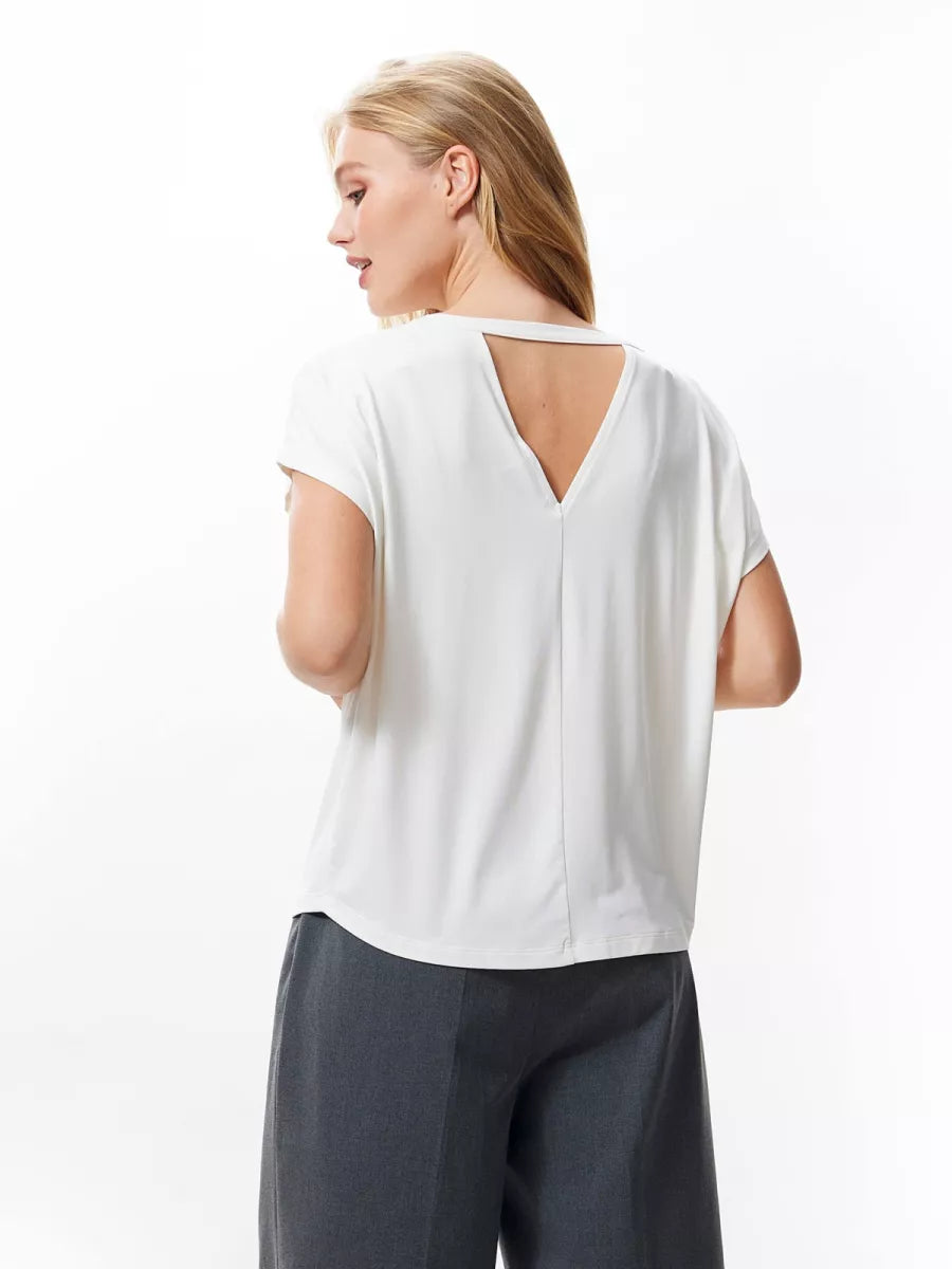 CATWALK JUNKIE Tshirt with open back detail