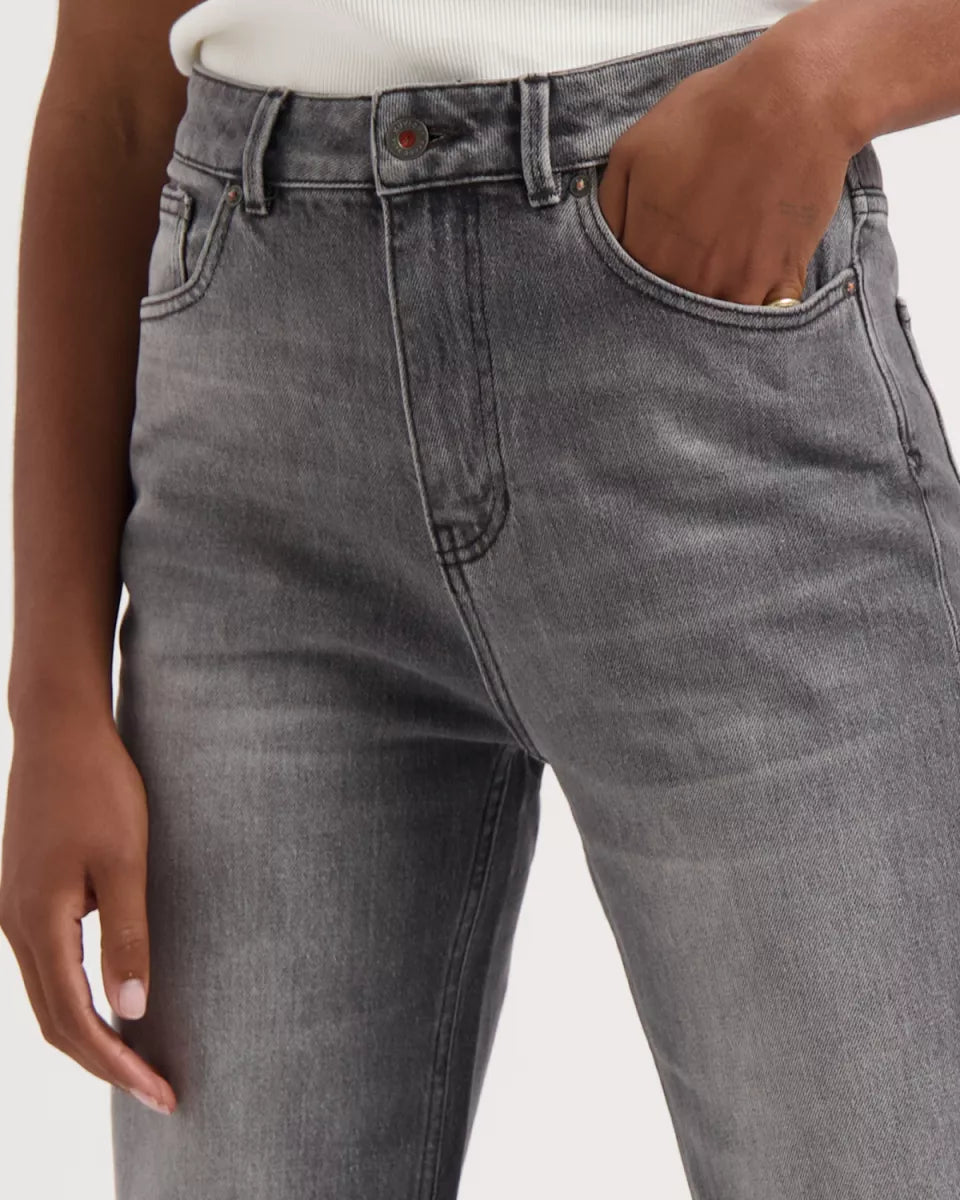 KUYICHI Izabella Straight Faded Grey