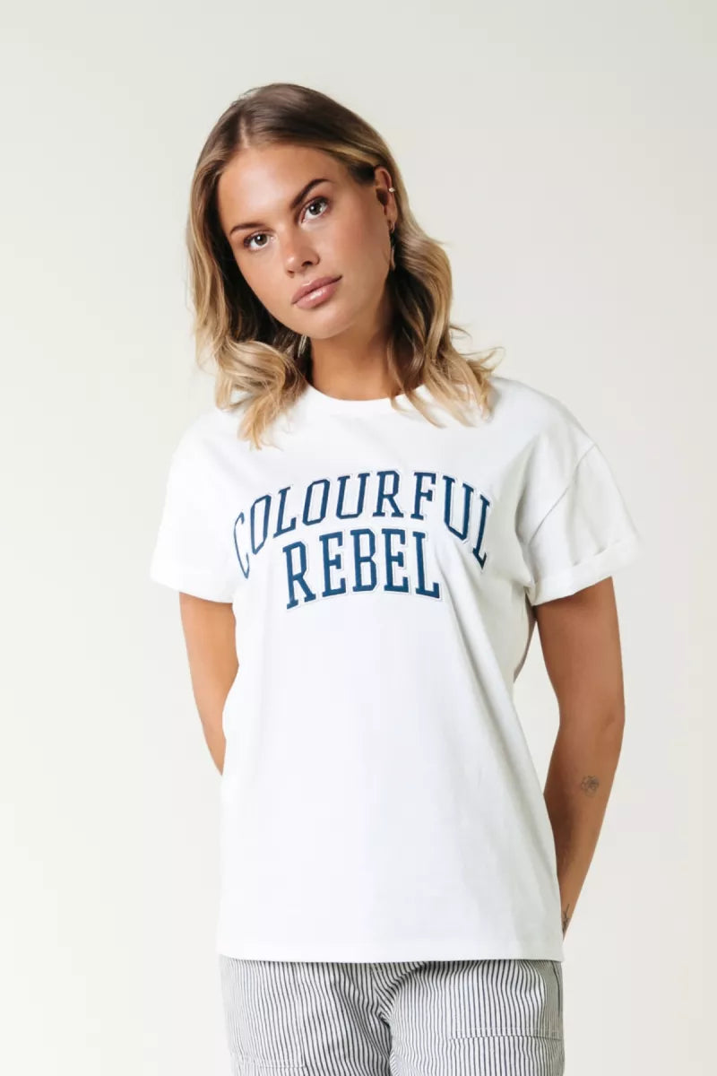 COLORFUL REBEL CR Print  Boxy Tee