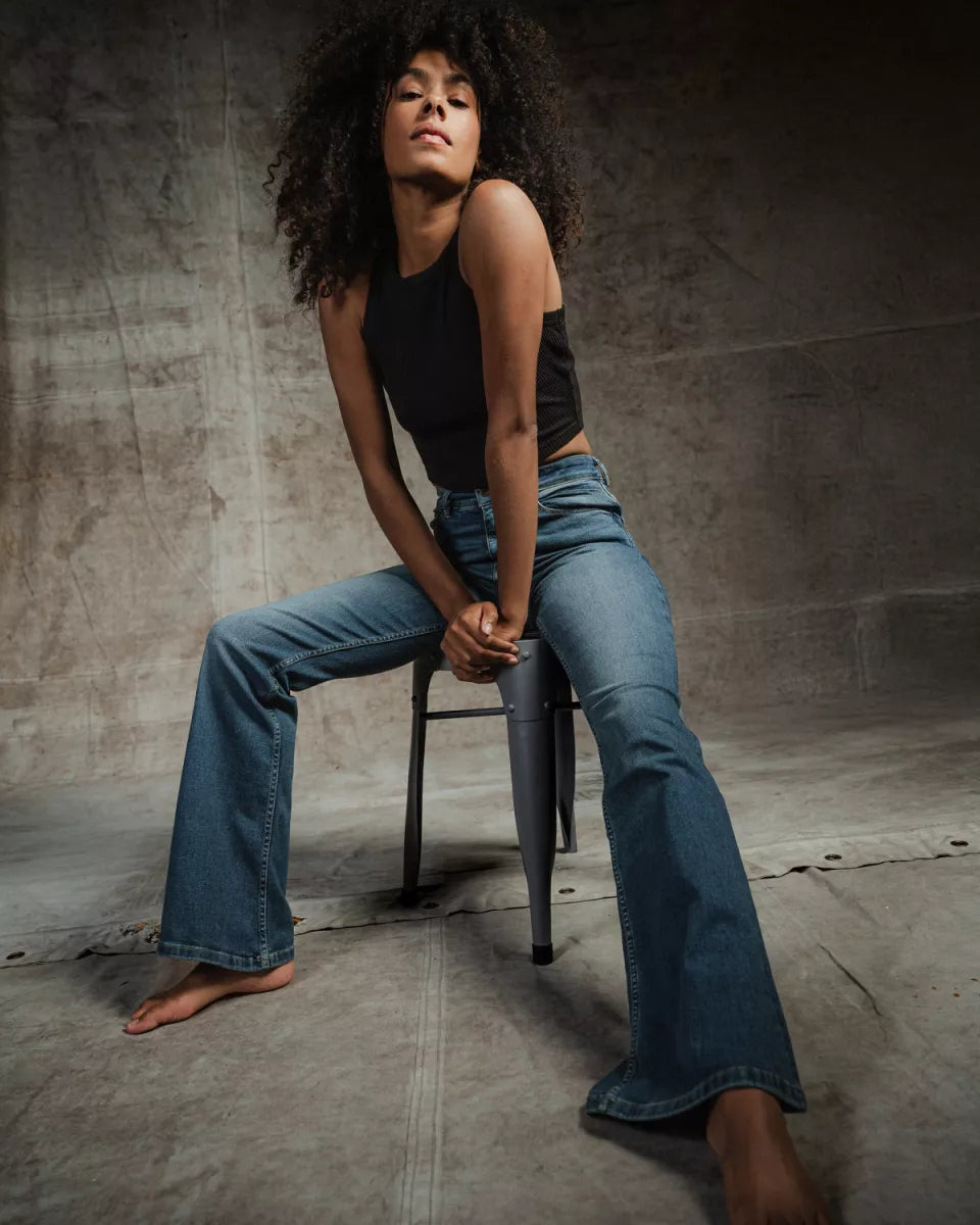 KUYICHI Lisette Flare - Super Aged Blue