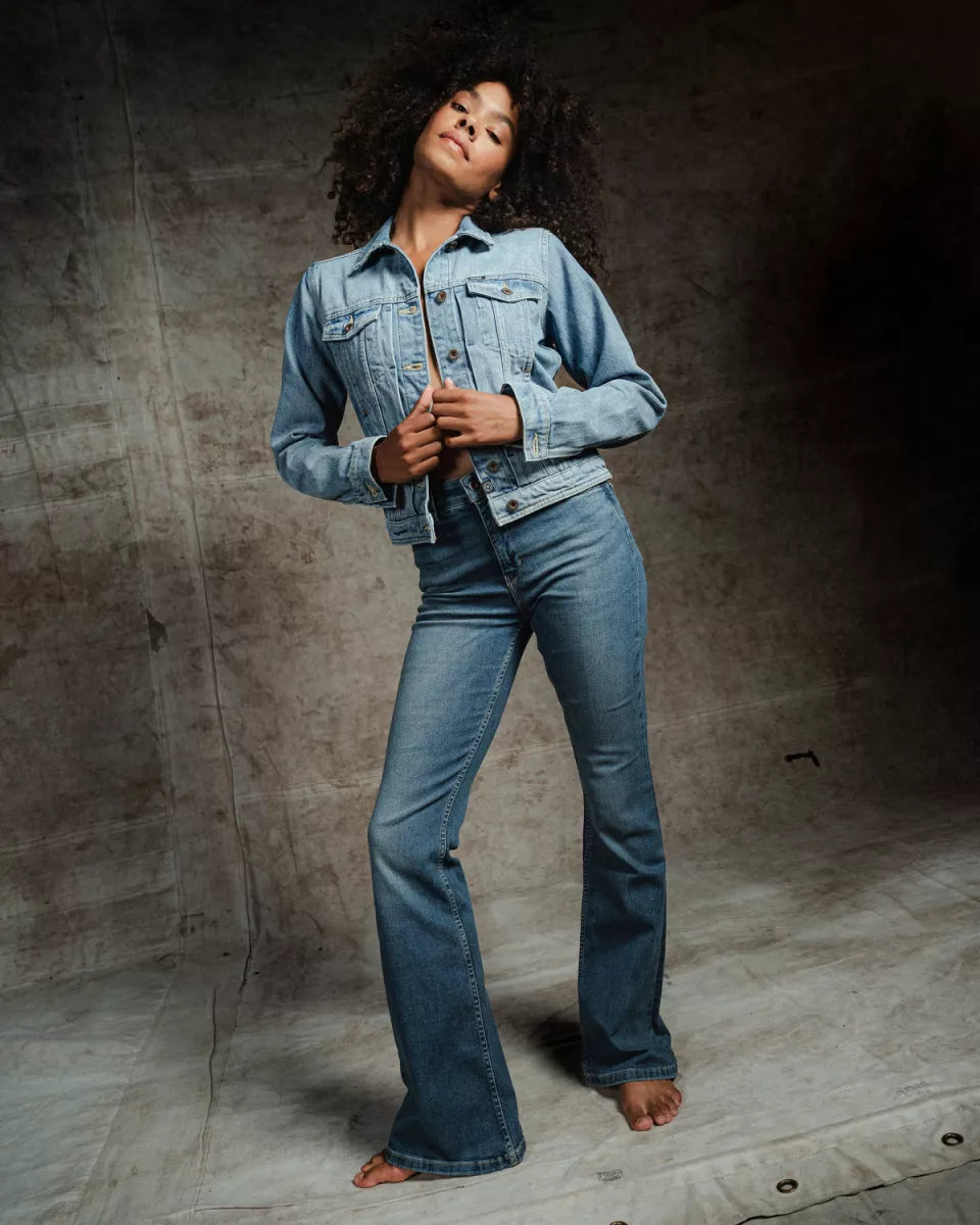 KUYICHI Lisette Flare - Super Aged Blue