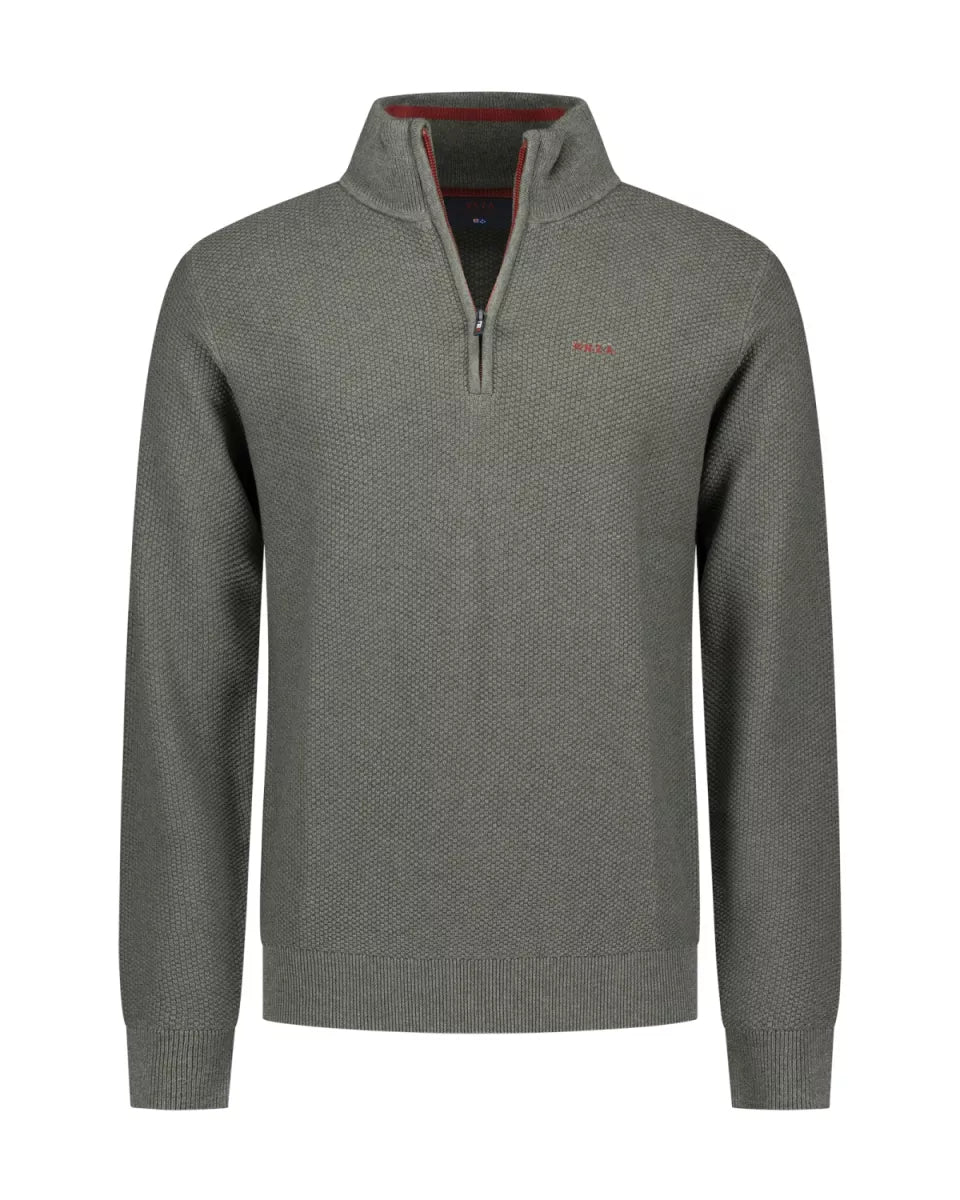 NEW ZEALAND AUCKLAND Pullover Half Zip - Grey