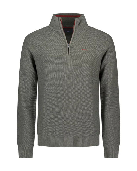 NEW ZEALAND AUCKLAND Pullover Half Zip - Grey
