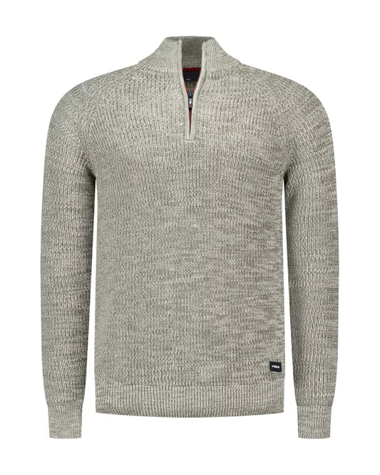 NEW ZEALAND AUCKLAND Pullover Half Zip - Grey