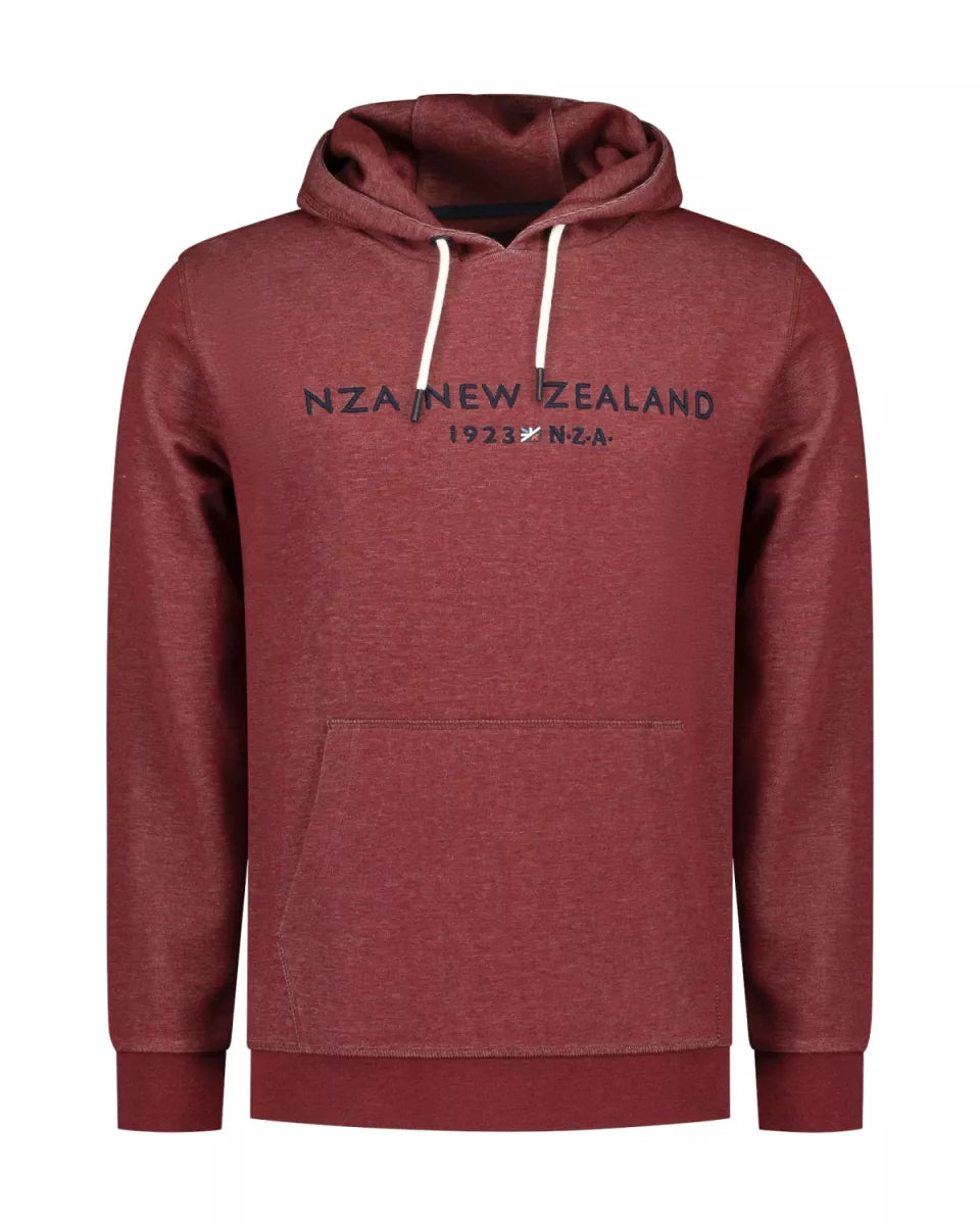 NEW ZEALAND AUCKLAND Hooded Sweat - Cherry Red