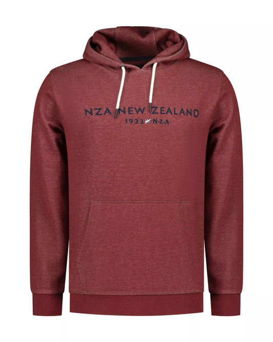 NEW ZEALAND AUCKLAND Hooded Sweat - Cherry Red