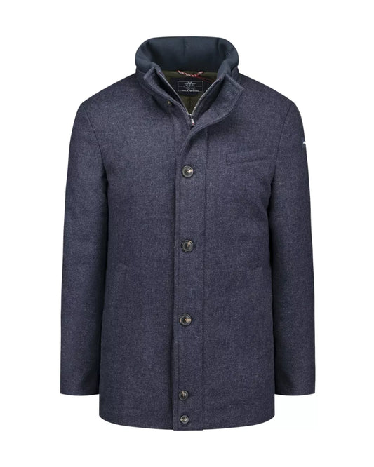 NEW ZEALAND AUCKLAND Wollen Jas - Blauw