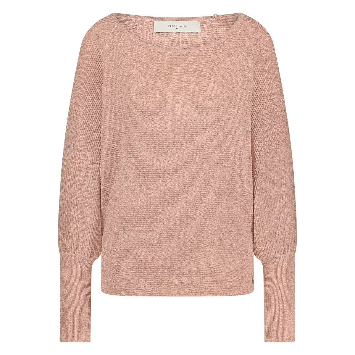 NUKUS Batwing Pullover Lurex - Powder