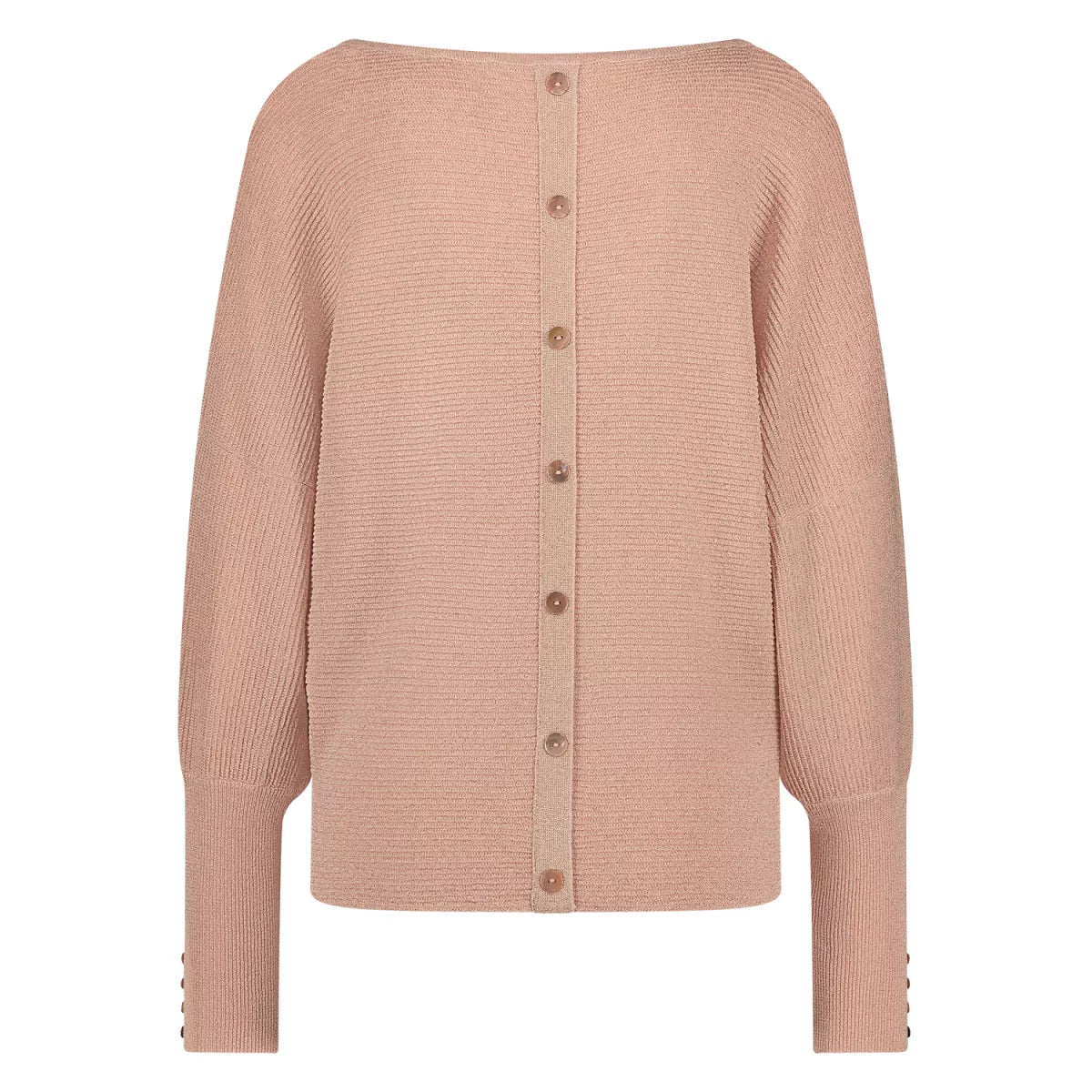 NUKUS Batwing Pullover Lurex - Powder