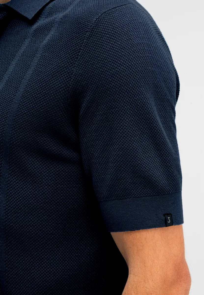 BUTCHER OF BLUE Ripley Knit Polo
