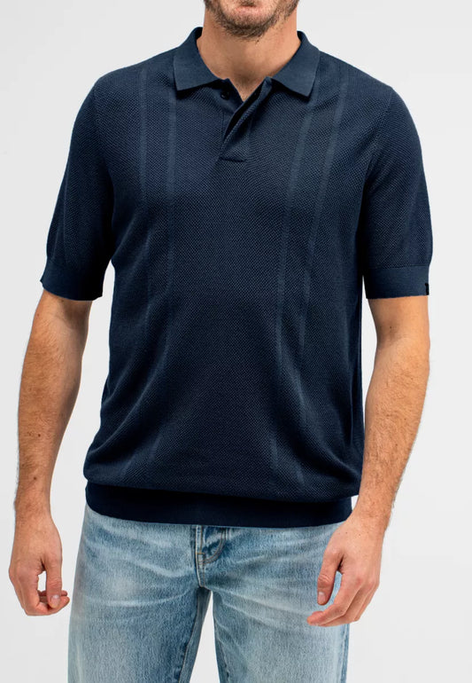 BUTCHER OF BLUE Ripley Knit Polo