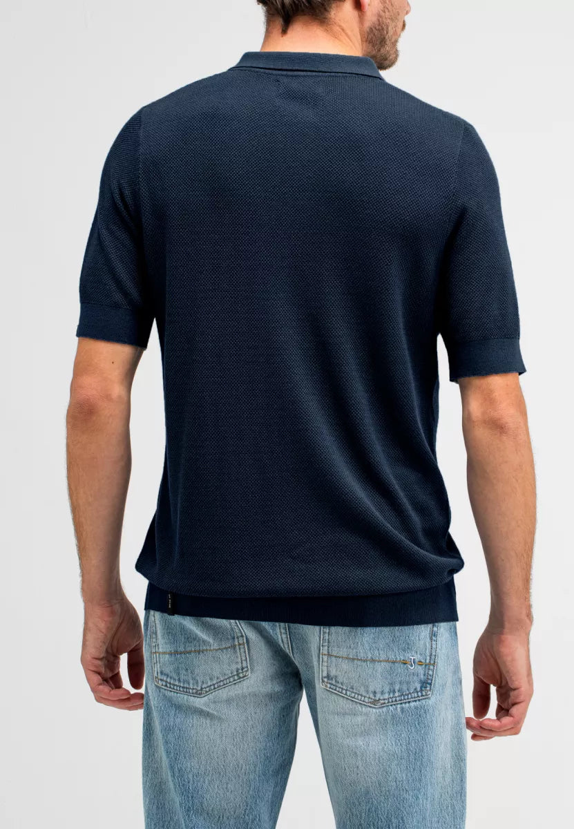BUTCHER OF BLUE Ripley Knit Polo