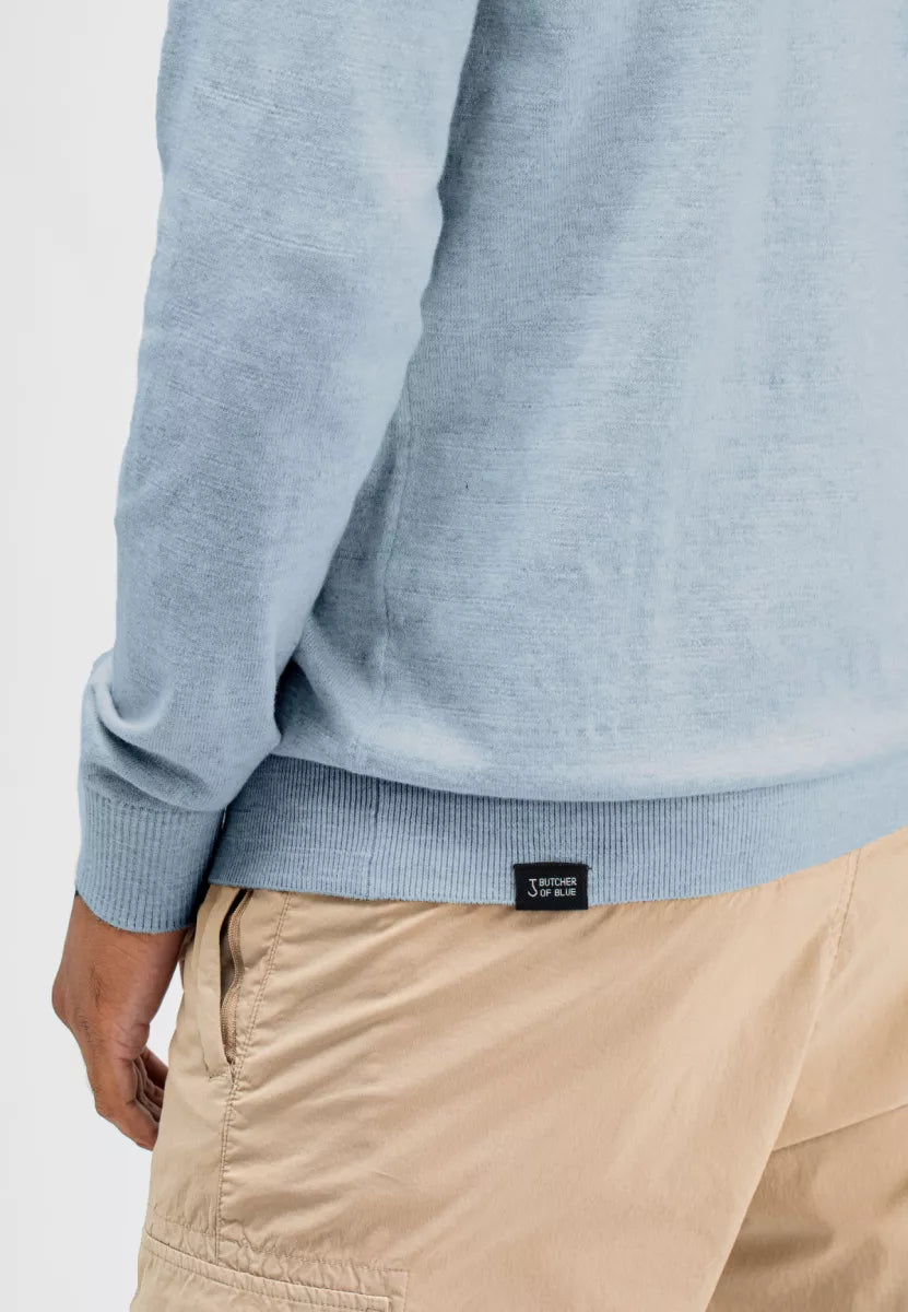 BUTCHER OF BLUE Light Clifden Half Zip