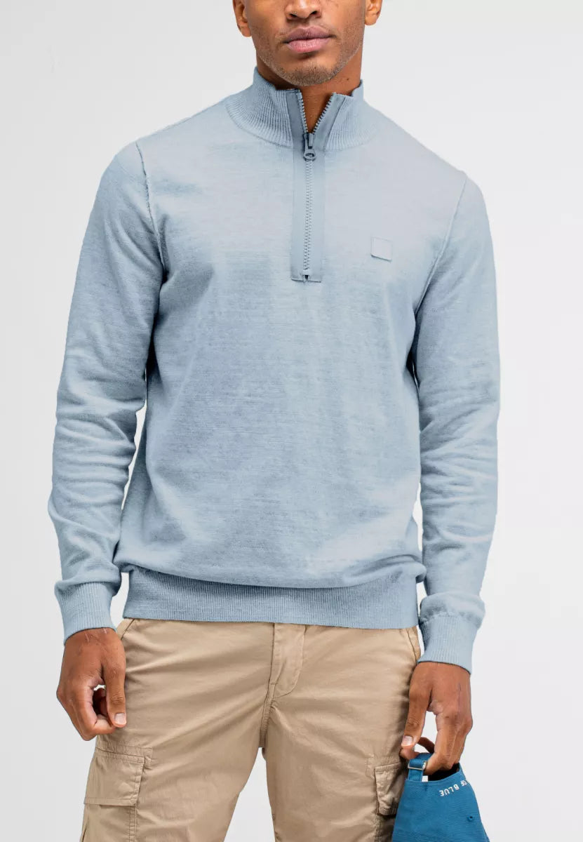 BUTCHER OF BLUE Light Clifden Half Zip