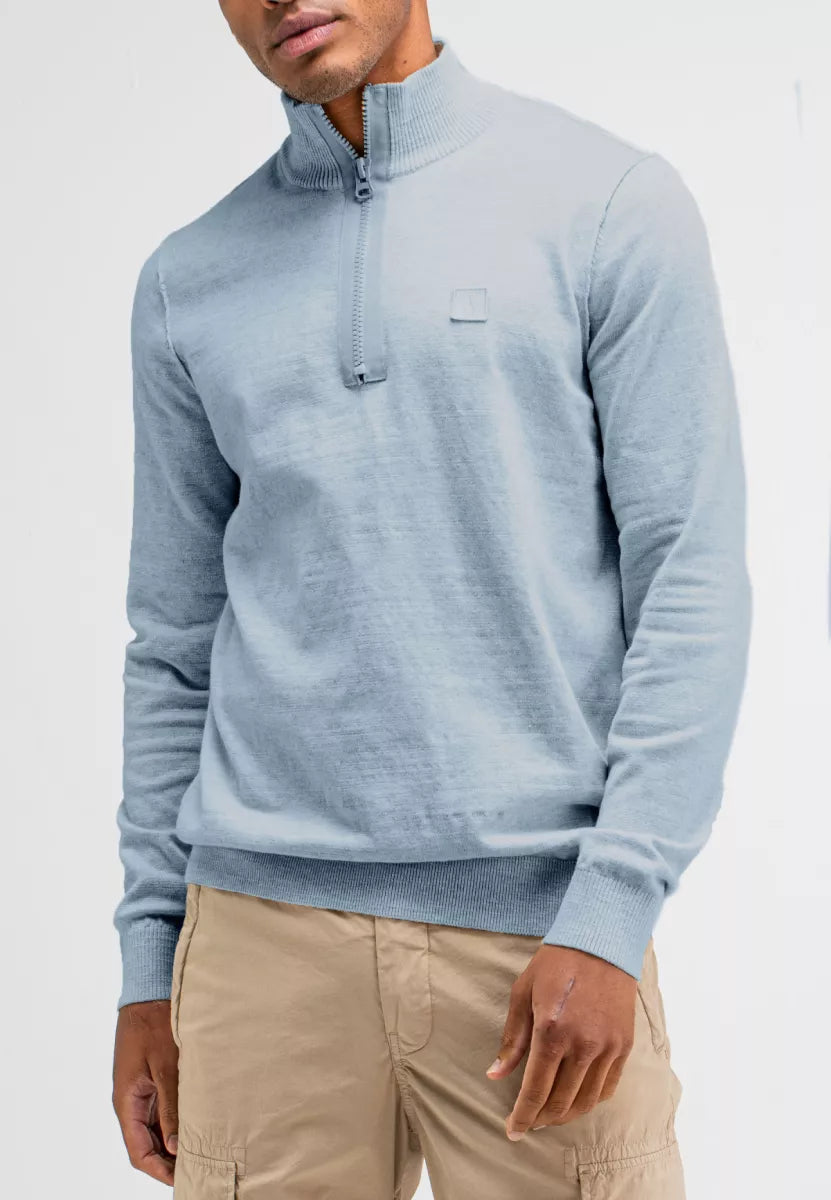 BUTCHER OF BLUE Light Clifden Half Zip