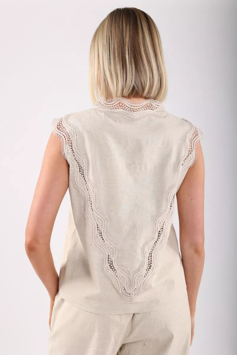 NUKUS Maya Top Embroidery