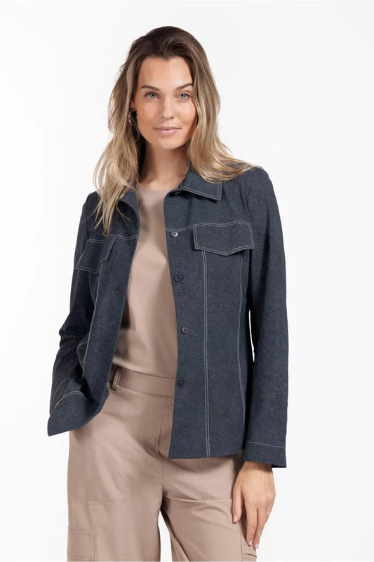 STUDIO ANNELOES Josje denim blouse