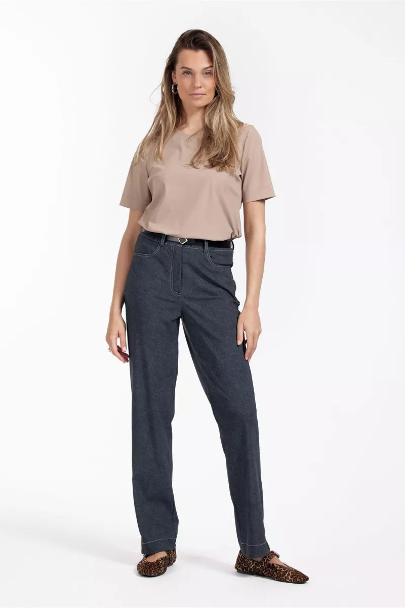 STUDIO ANNELOES Norma denim trousers