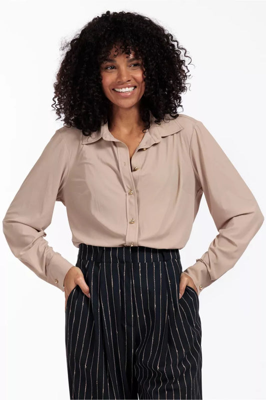 STUDIO ANNELOES Bobby gold blouse
