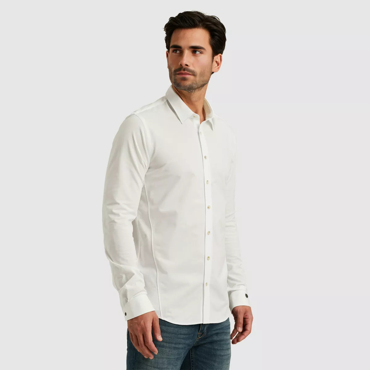 CAST IRON Classic Shirt - Wit