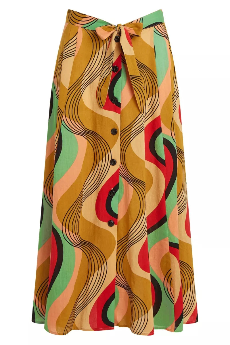 KING LOUIE Judy midi skirt