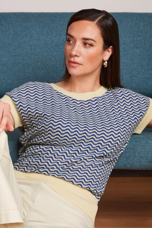 KING LOUIE Tide Top - Licht Blauw