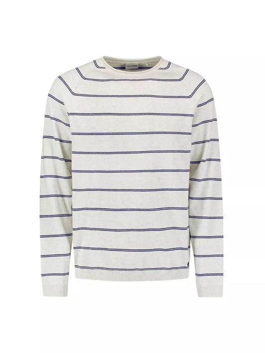 NO EXCESS Striped Pullover