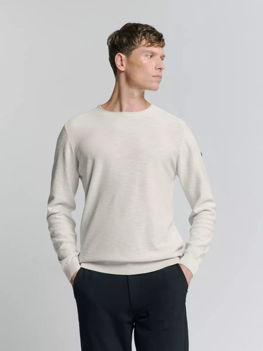 NO EXCESS Pullover Crewneck Garment Dyed + Stone Washed