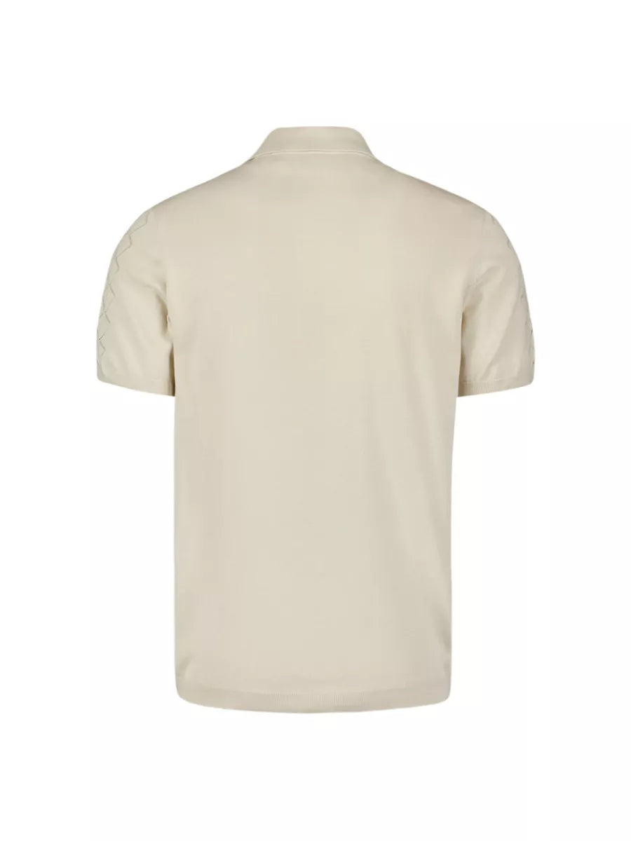 NO EXCESS Pullover Polo Jacquard - Grijs