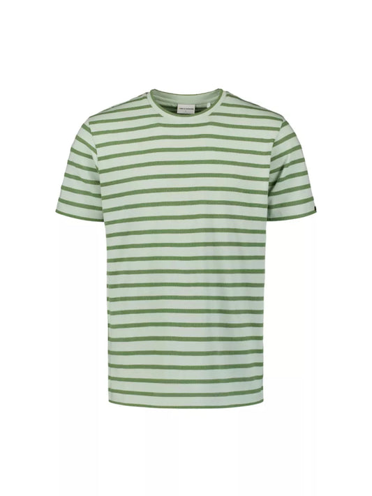 NO EXCESS Striped T-Shirt - Groen