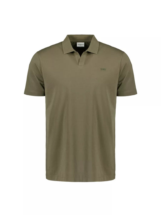 NO EXCESS Polo Shirt - Dark Moss