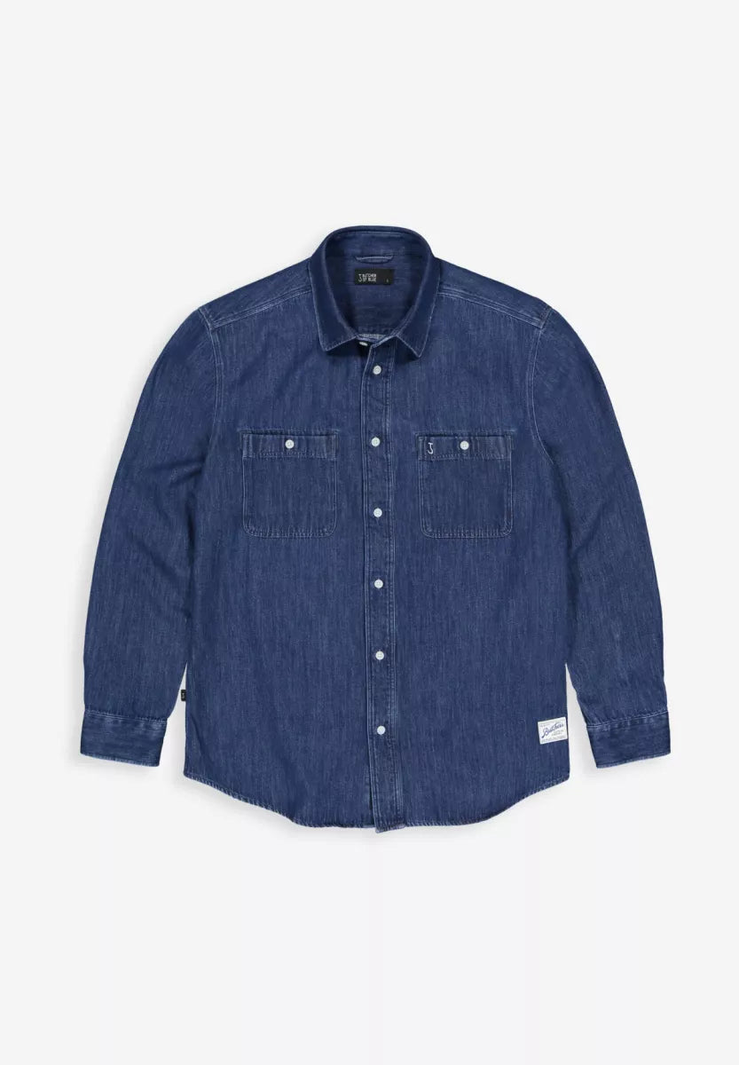 BUTCHER OF BLUE Aidan Worker Denim Shirt