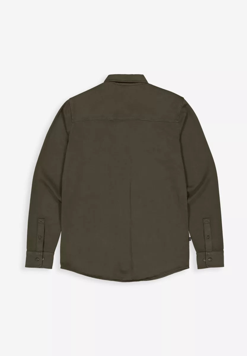 BUTCHER OF BLUE Finn Pocket Jersey Overshirt - Mocha Brown