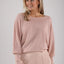 NUKUS Batwing Pullover Lurex - Powder