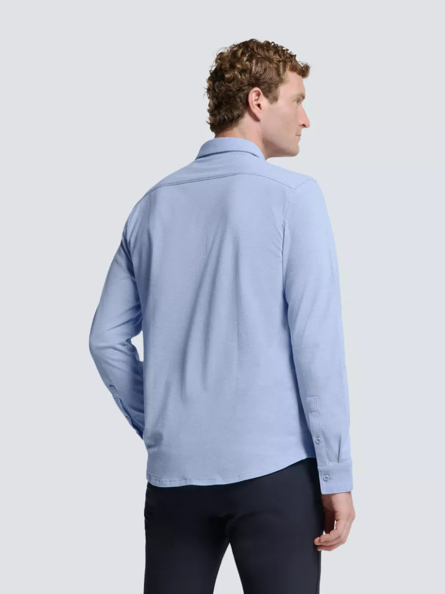 NO EXCESS Shirt Jersey - Office Blue