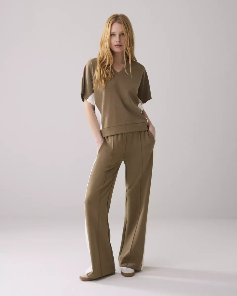 SUMMUM Wide leg pants Soft Scuba
