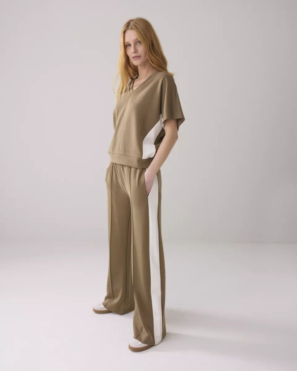SUMMUM Wide leg pants Soft Scuba