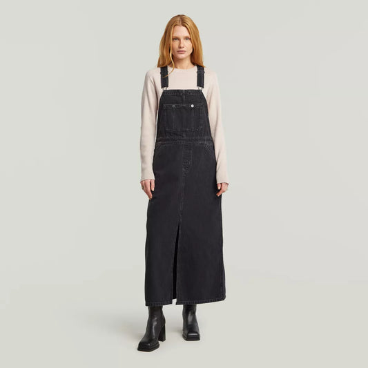 G-STAR Skater Maxi Dungaree Dress