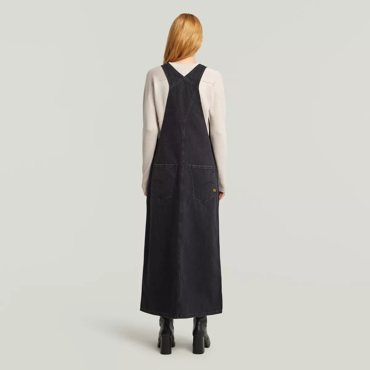 G-STAR Skater Maxi Dungaree Dress