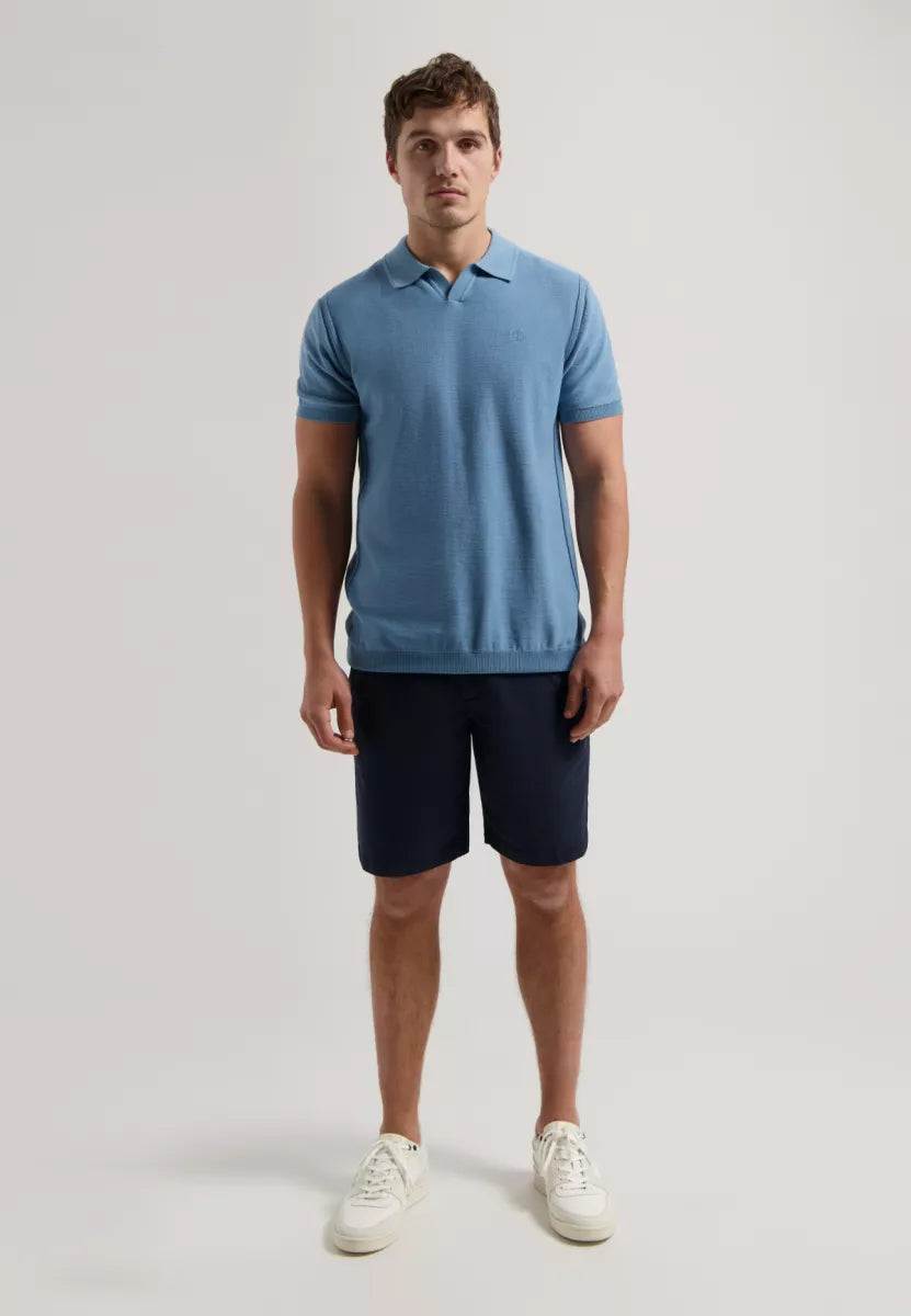 DSTREZZED Mercury Short Sleeve Polo - Blauw