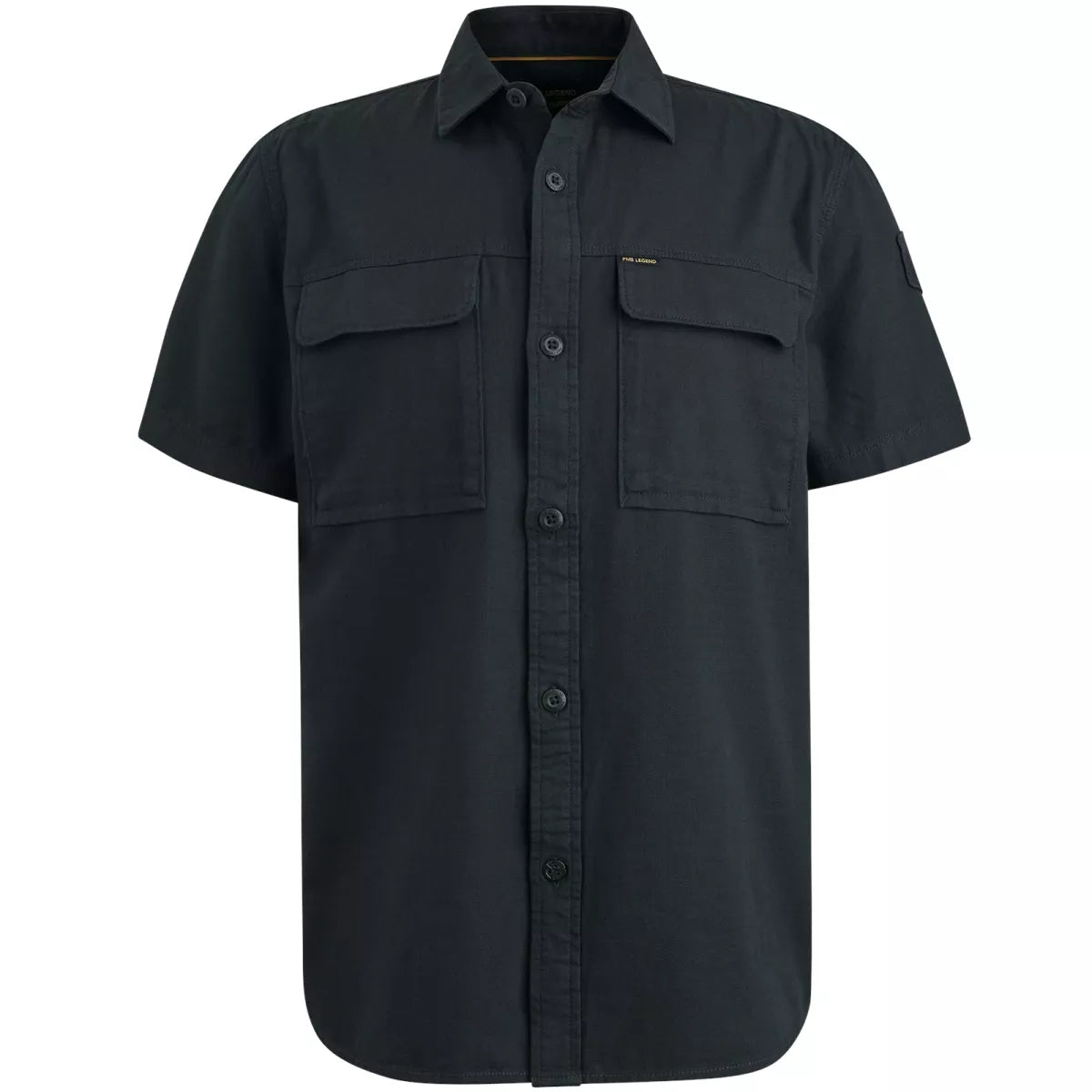 PME-LEGEND Short Sleeve Shirt Slub Cotton