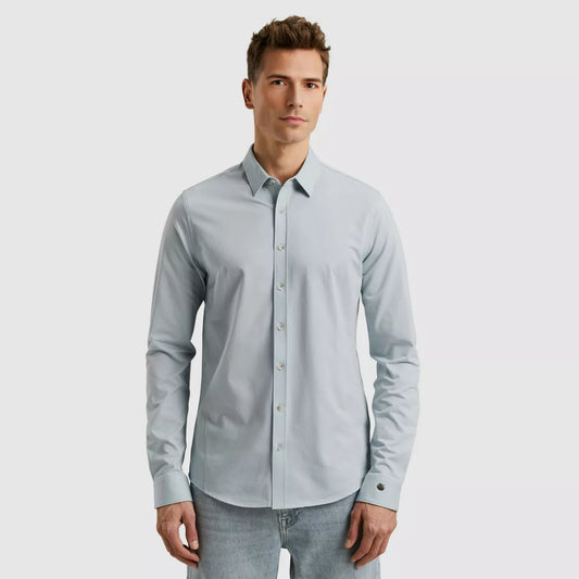 CAST IRON Shirt Twill Jersey - Blauw