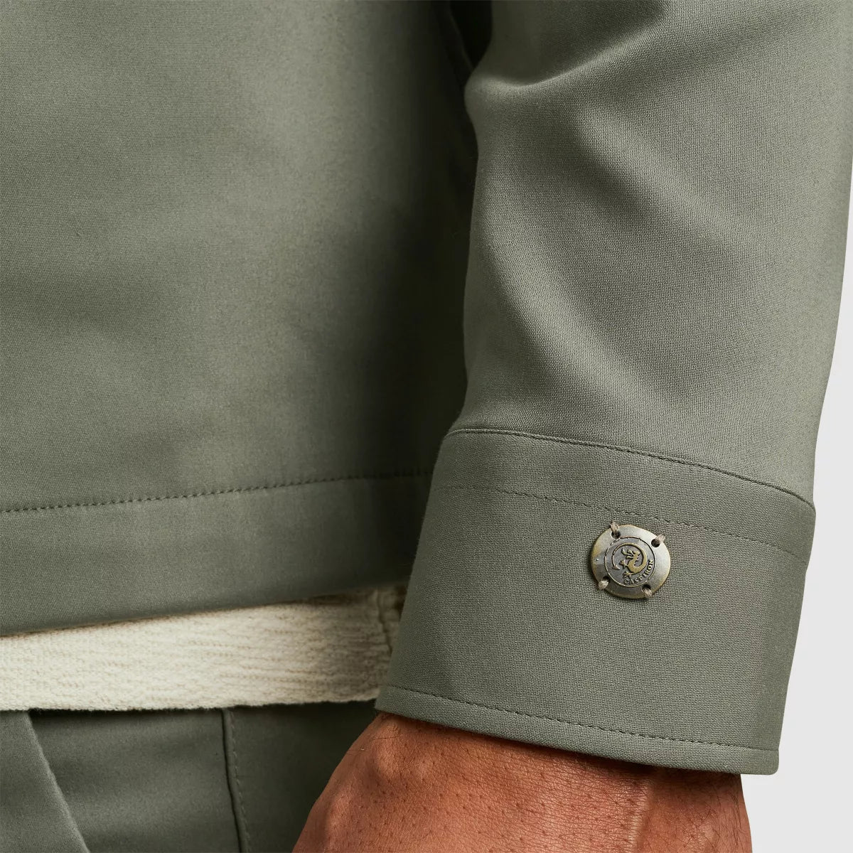 CAST IRON Zipped Overshirt