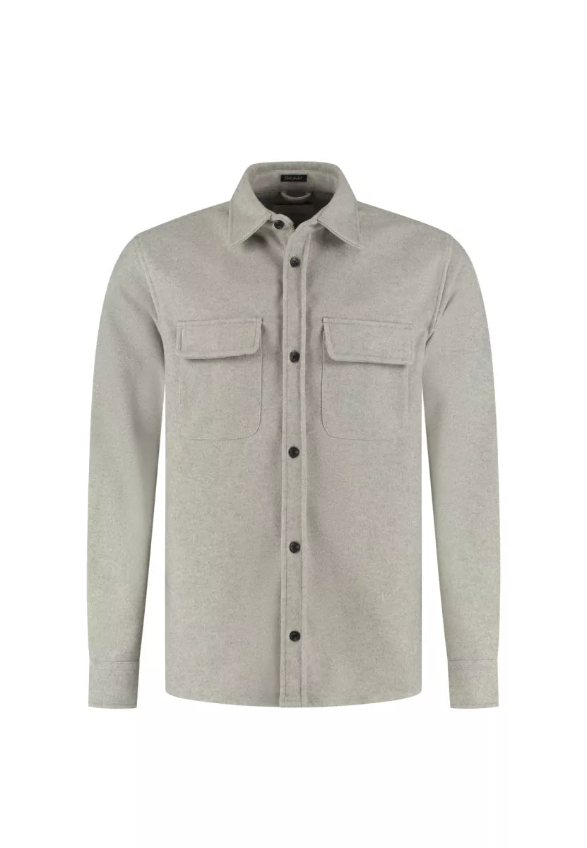 DSTREZZED Ulrik Overshirt -  Ghost Grey