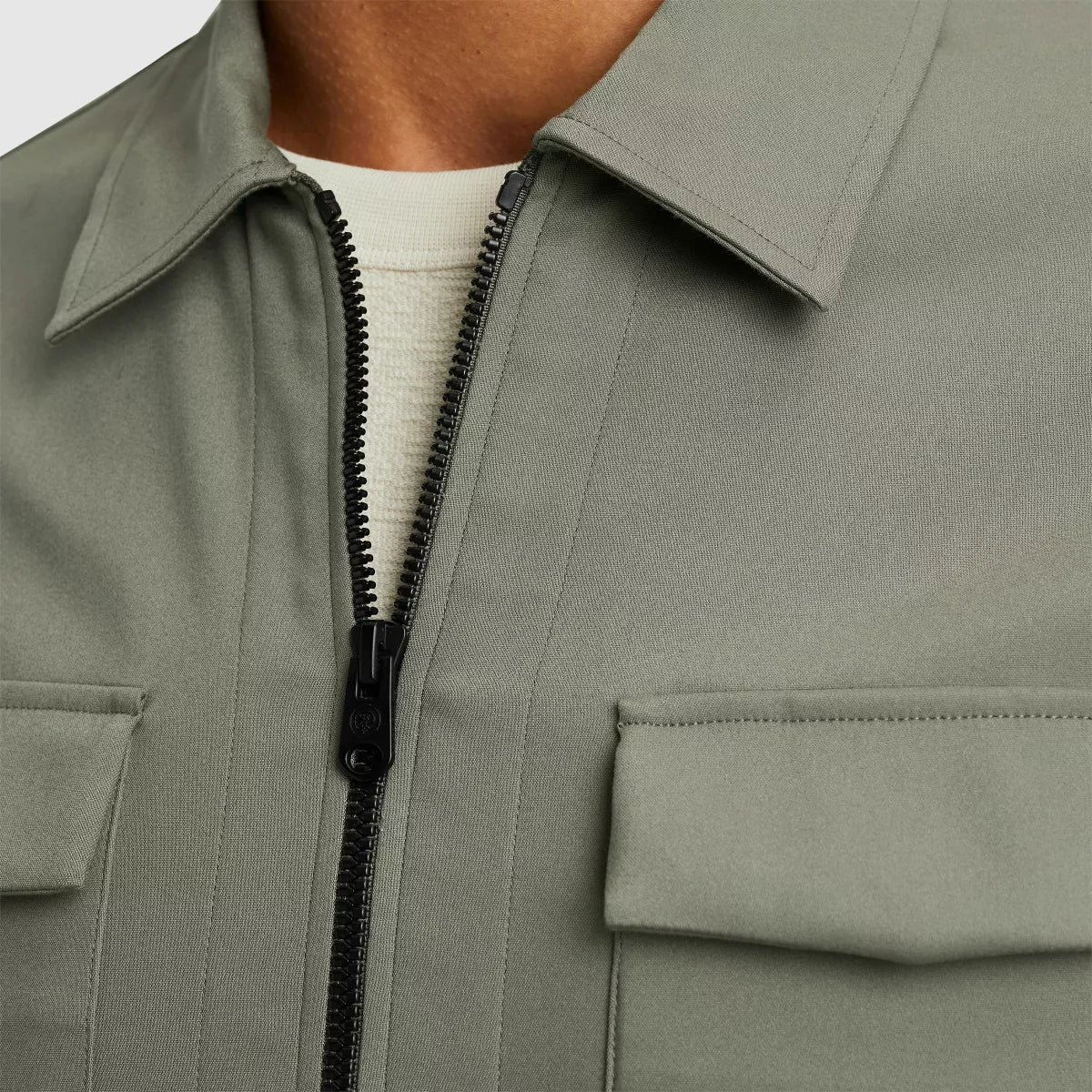 CAST IRON Zipped Overshirt
