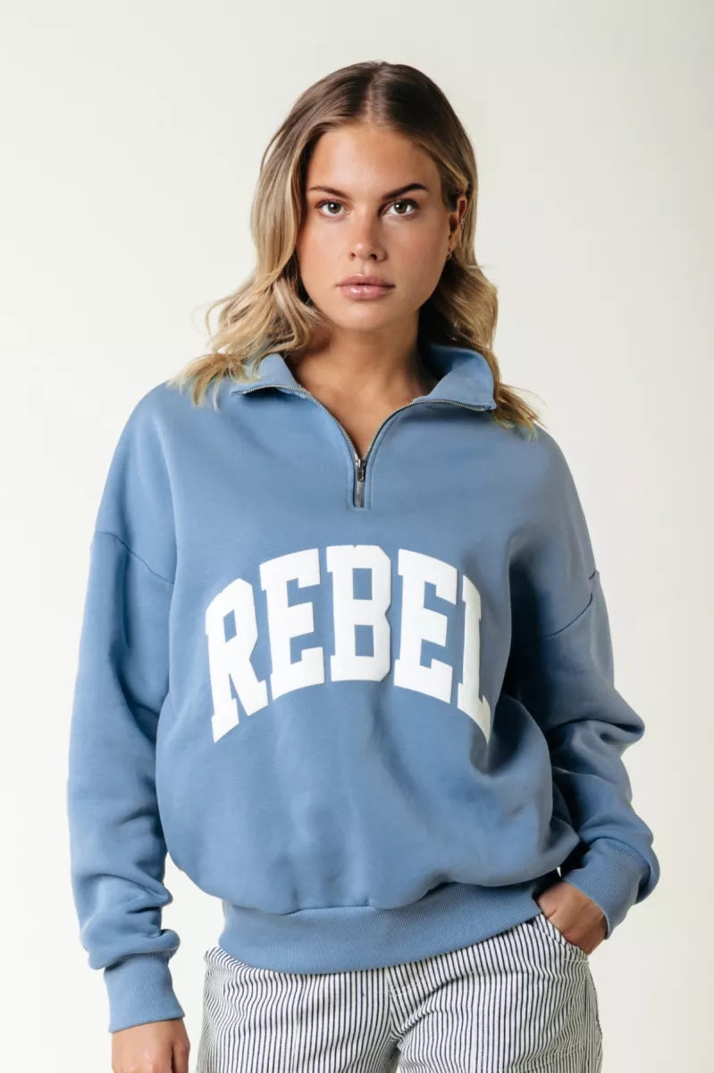 COLORFUL REBEL Rebel Relaxed Zip Sweat