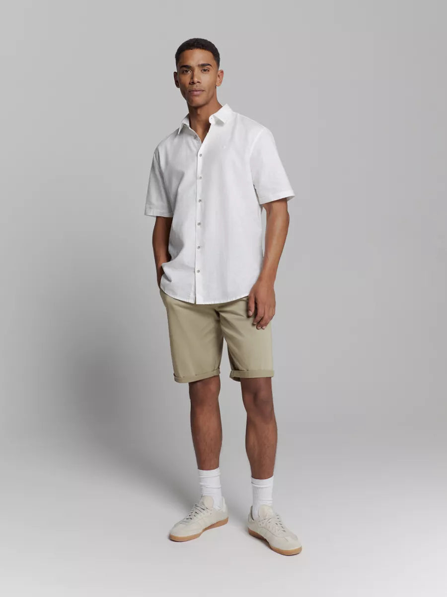 NO EXCESS Short Chino Garment Dyed Twill Stretch